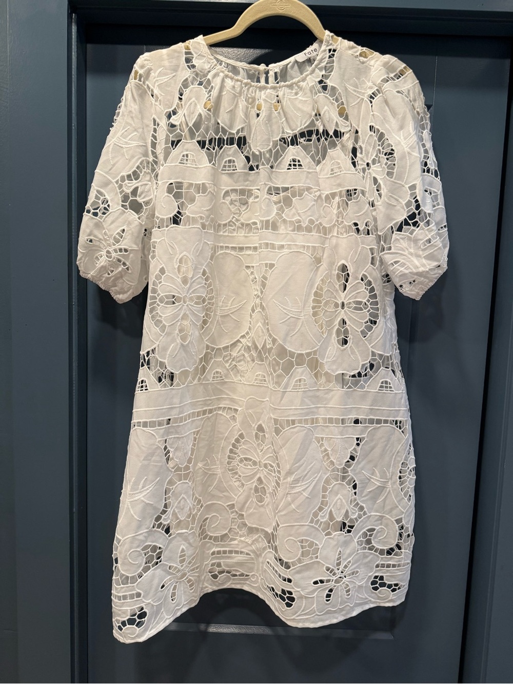 Women’s White Lace Overlay Dress